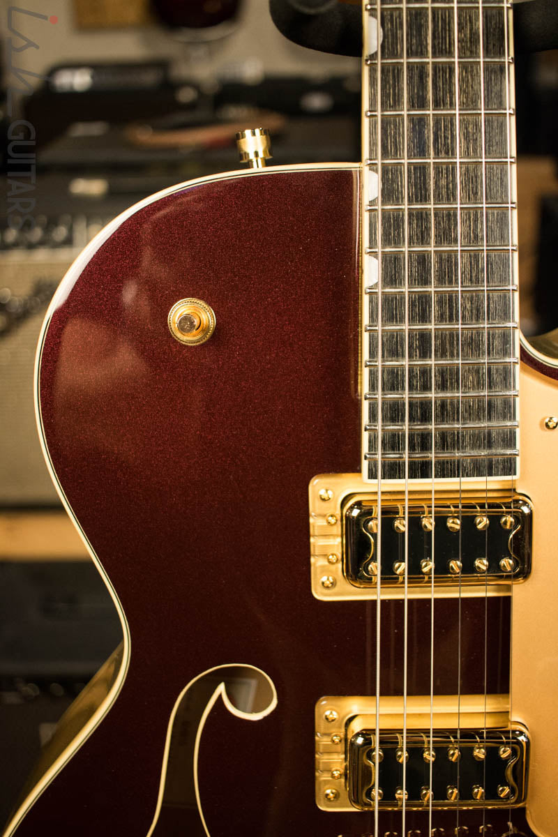 Gretsch G5420TG Electromatic 135th Anniversary LTD - Two Tone Dark Cherry Metallic on Casino Gold
