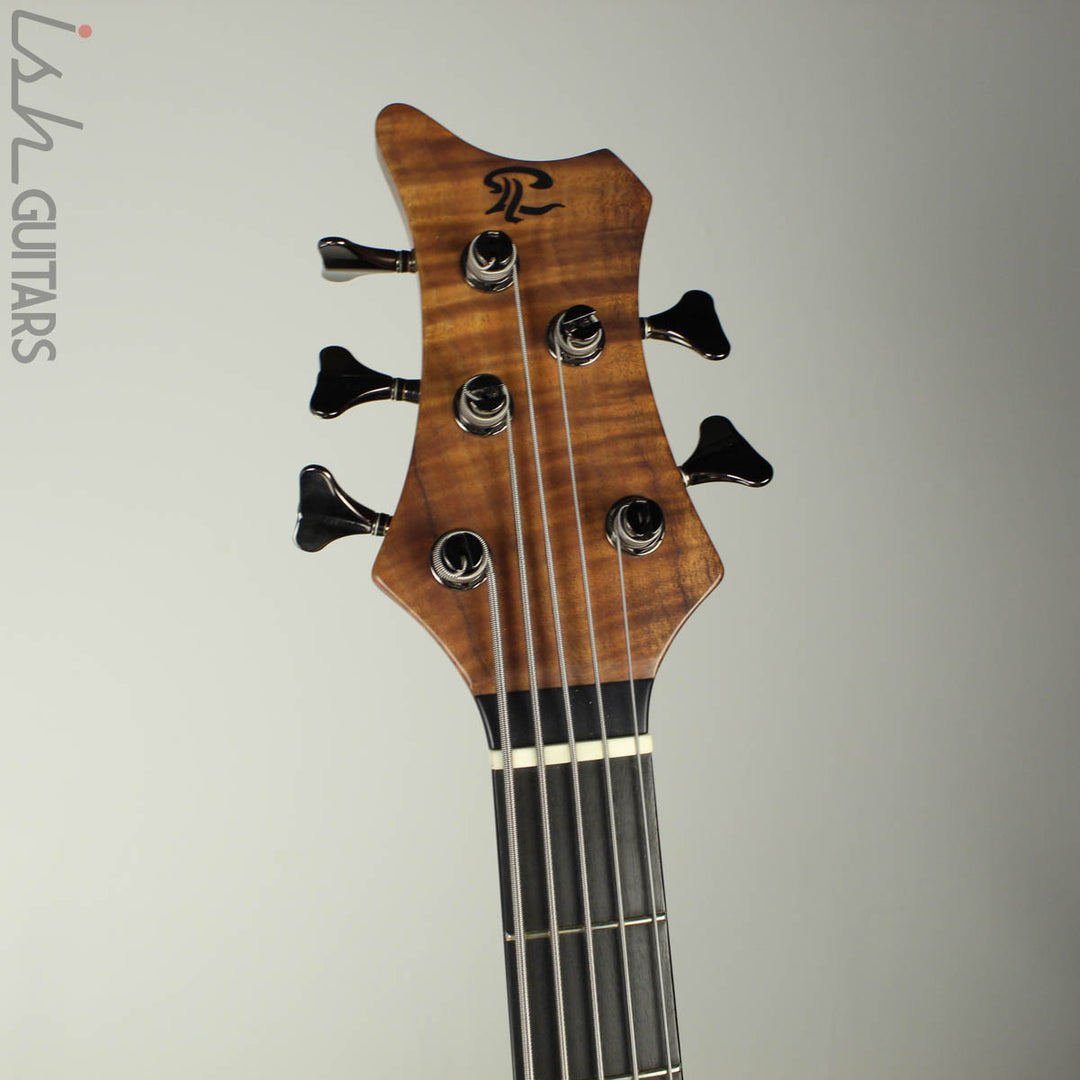 Paul Lairat Stega Luxe 5 String Koa Bass Guitar