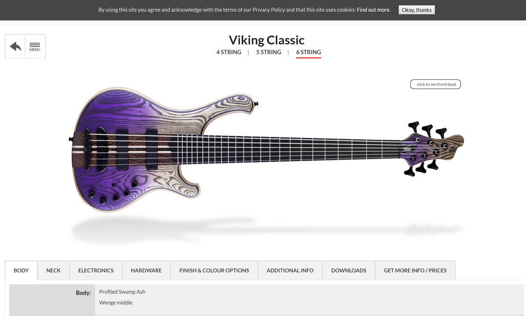 Mayones Viking Classic 6 Jeans Black Purple Horizon