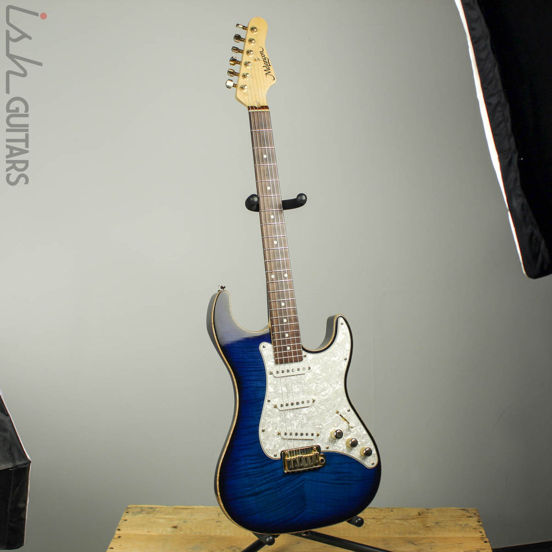 Melancon Classic Artist Strat Flame Maple Top Blueburst
