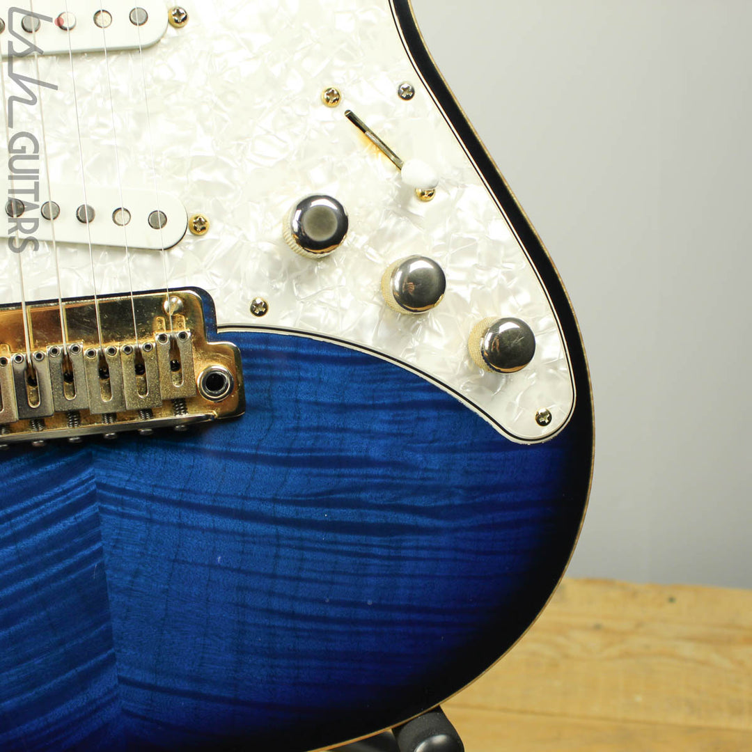 Melancon Classic Artist Strat Flame Maple Top Blueburst