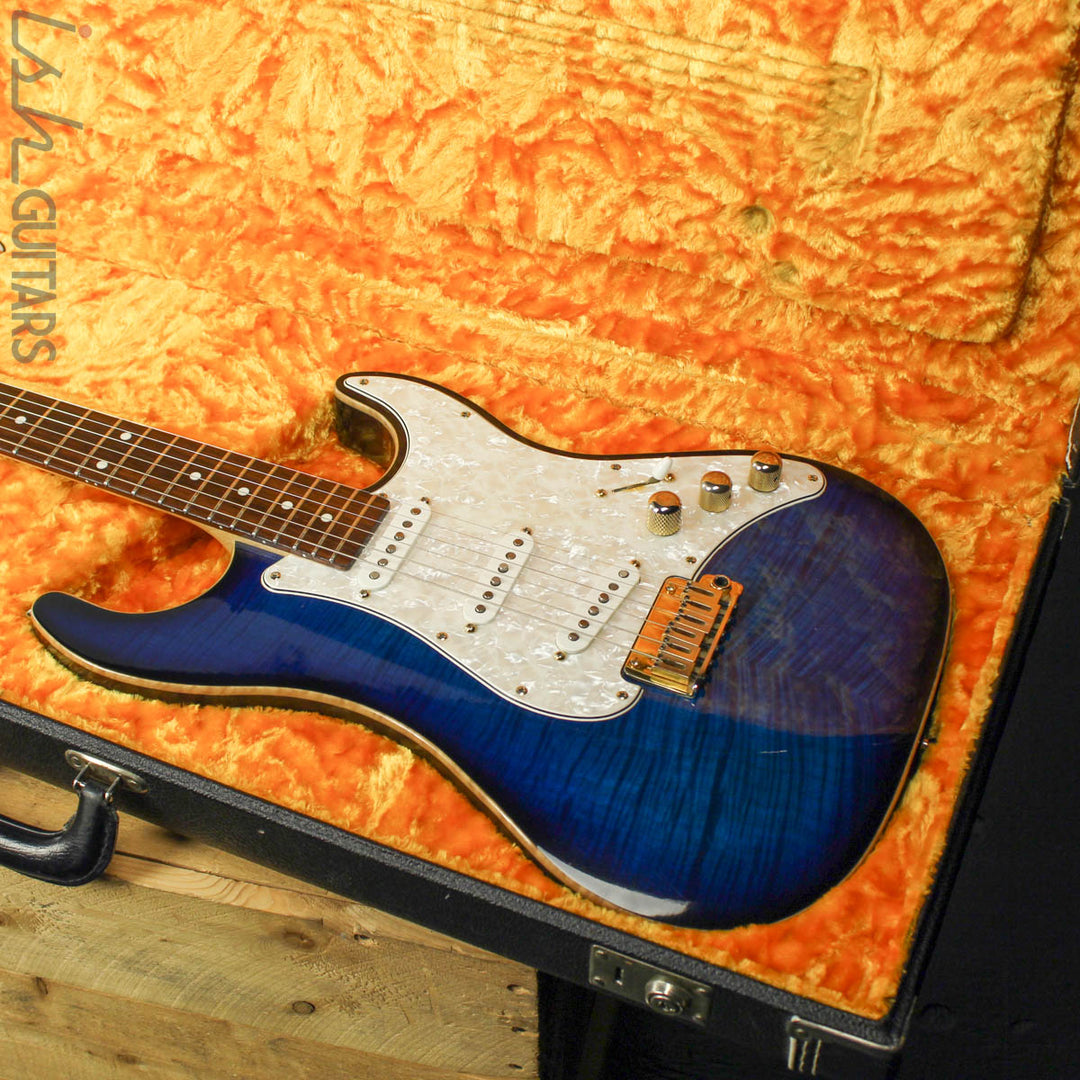 Melancon Classic Artist Strat Flame Maple Top Blueburst