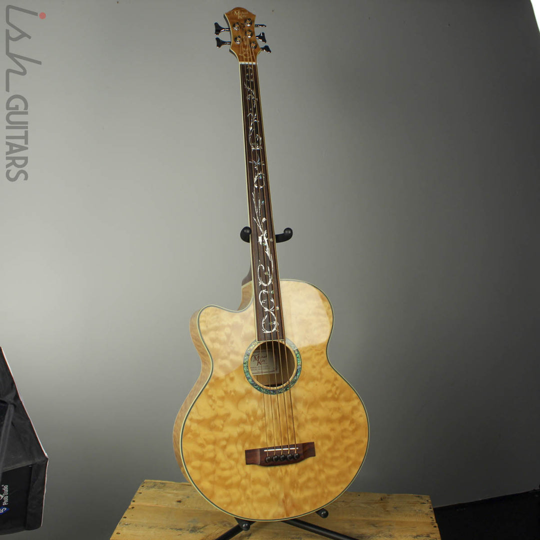 Michael Kelly Dragonfly 4 Left Hand Acoustic Bass Natural MKDF5FLLHN