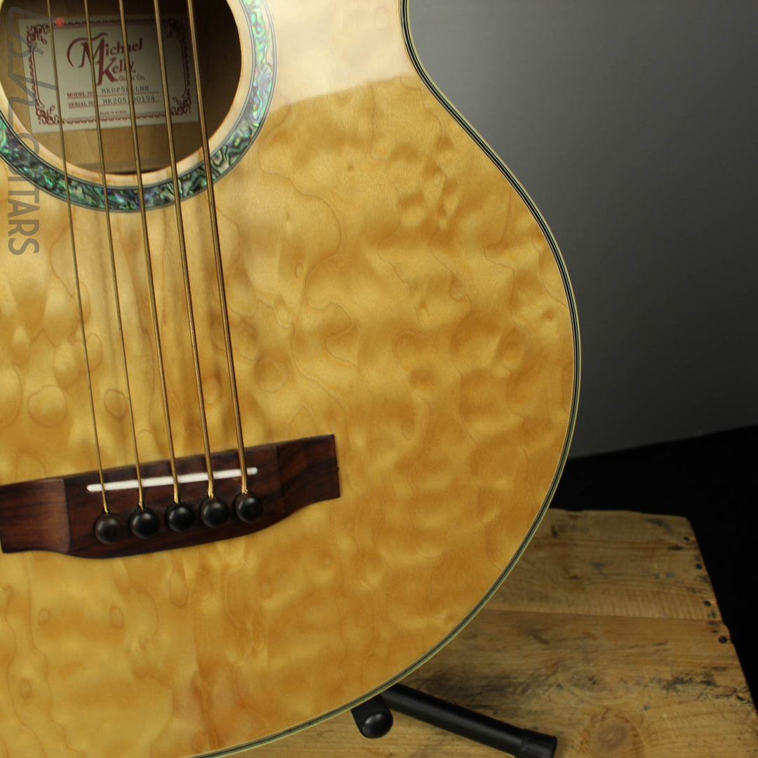 Michael Kelly Dragonfly 4 Left Hand Acoustic Bass Natural MKDF5FLLHN