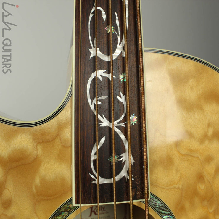Michael Kelly Dragonfly 4 Left Hand Acoustic Bass Natural MKDF5FLLHN
