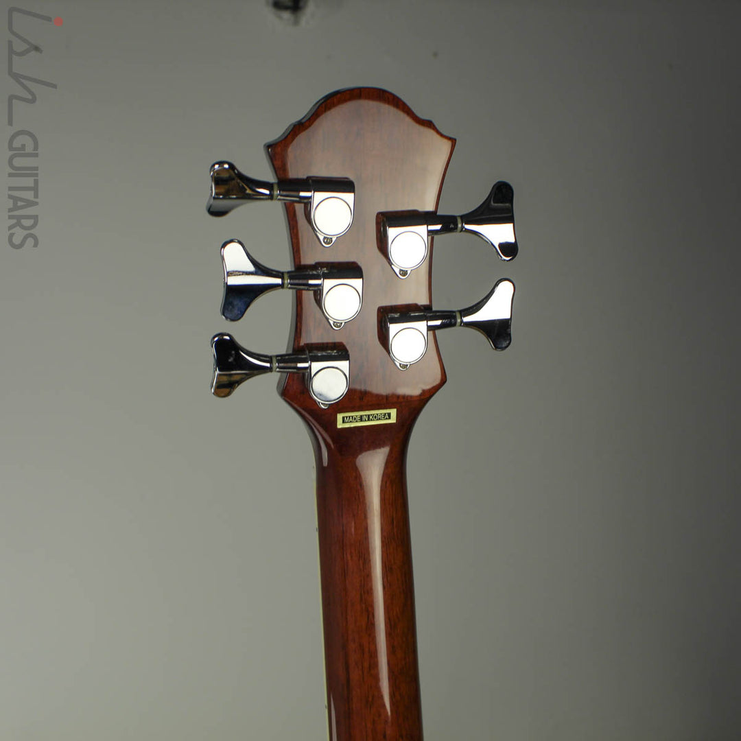 Michael Kelly Dragonfly 4 Left Hand Acoustic Bass Natural MKDF5FLLHN