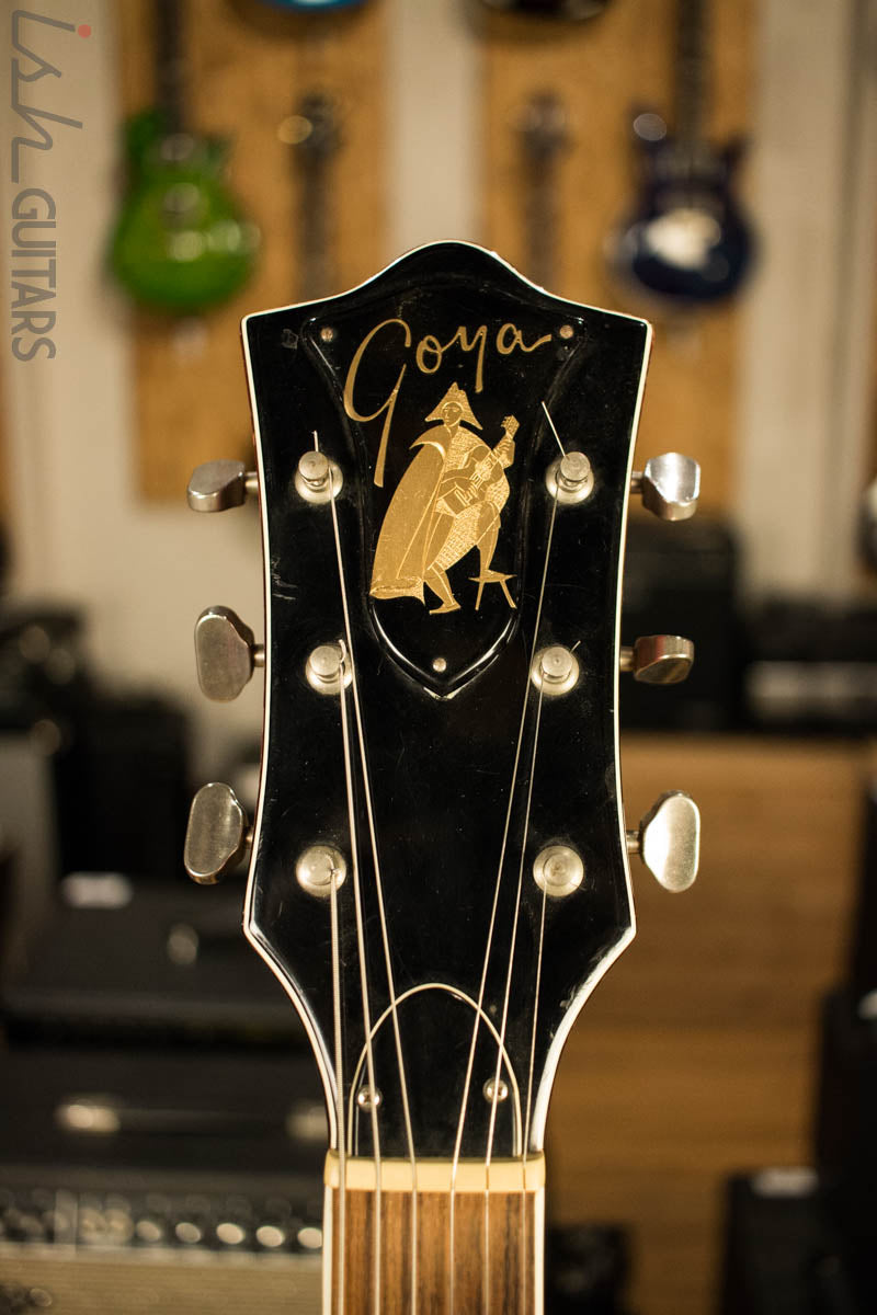 1963 Goya Rangemaster Semi Hollow Electric Guitar Cherry Finish