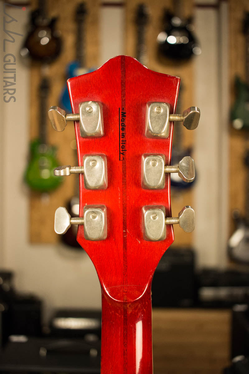 1963 Goya Rangemaster Semi Hollow Electric Guitar Cherry Finish
