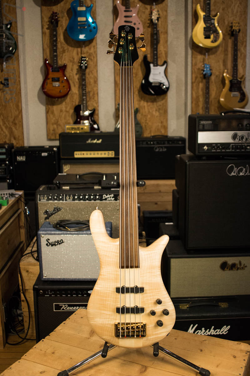 Spector Custom Euro LX5 Fretless Bass Natural