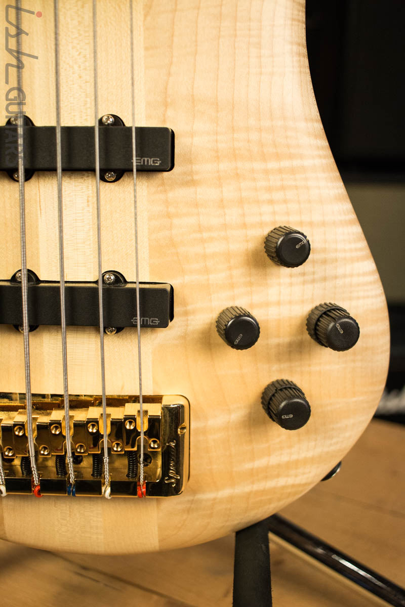 Spector Custom Euro LX5 Fretless Bass Natural