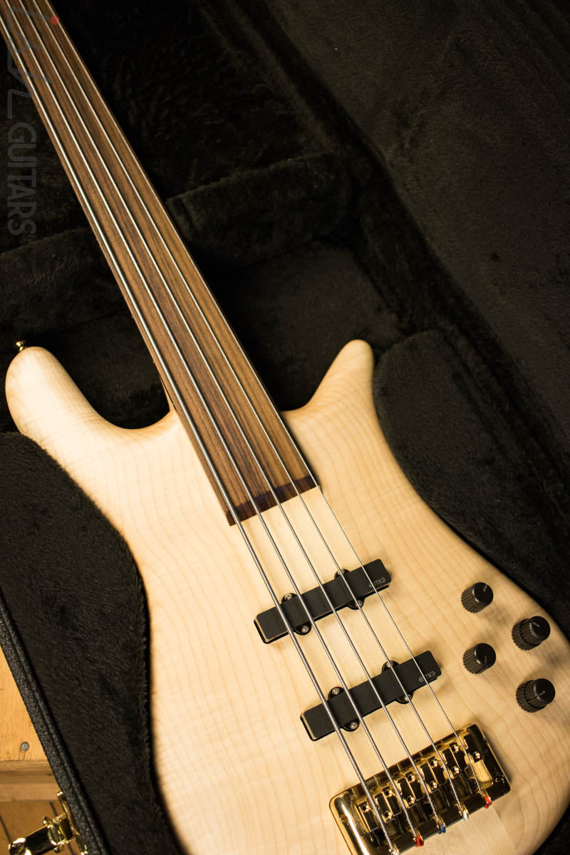 Spector Custom Euro LX5 Fretless Bass Natural