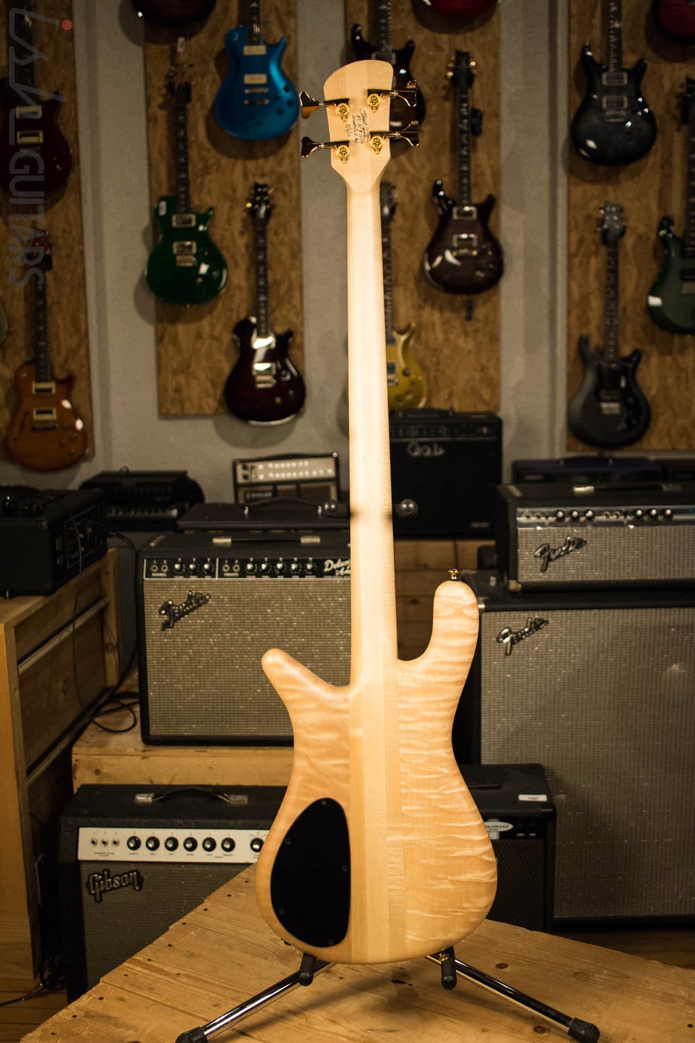 USA Spector NS-2 Solid Quilted Maple Body Maple Fretboard Matte