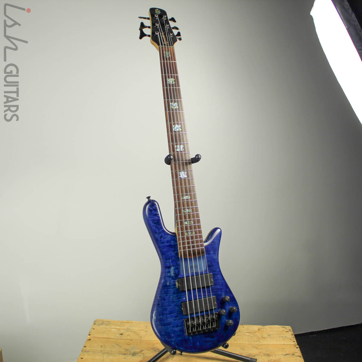 2004 Spector NS-JH6 Blue Flame Maple – Ish Guitars