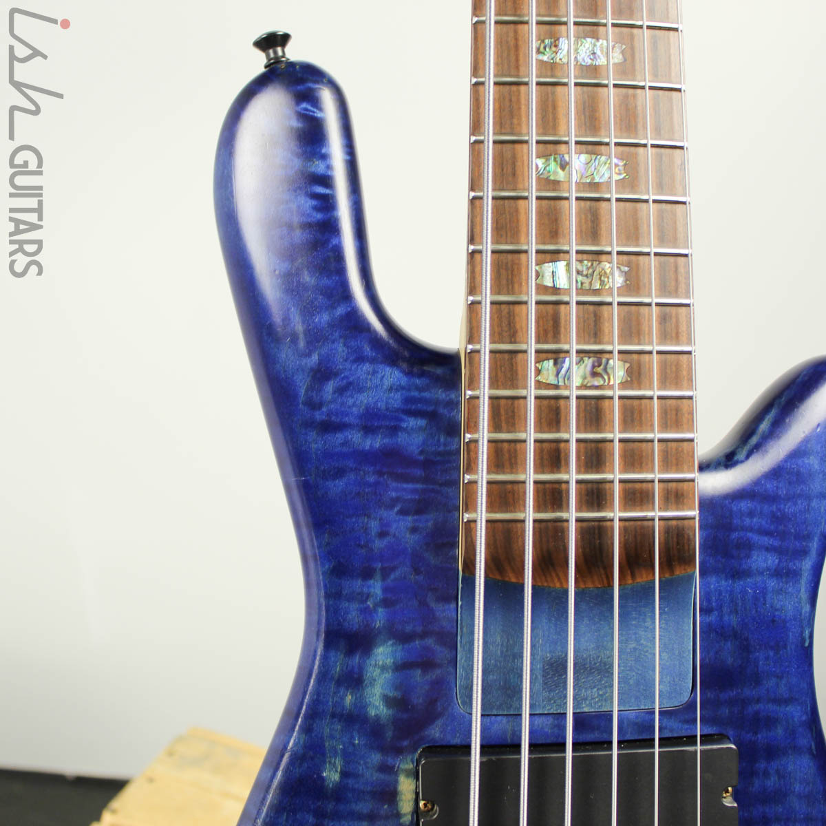 2004 Spector NS-JH6 Blue Flame Maple – Ish Guitars