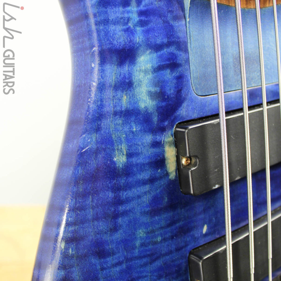 2004 Spector NS-JH6 Blue Flame Maple