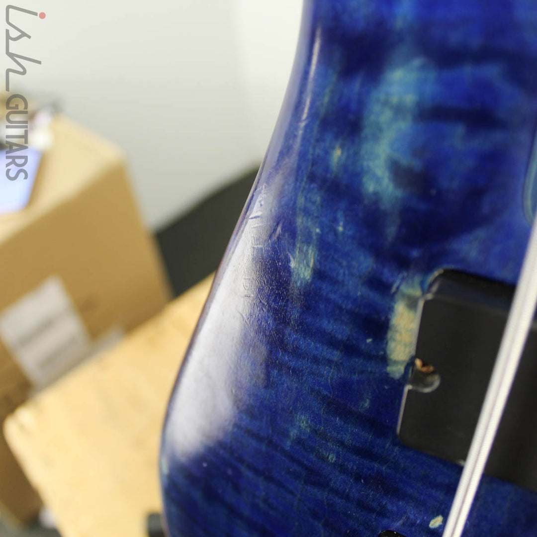 2004 Spector NS-JH6 Blue Flame Maple