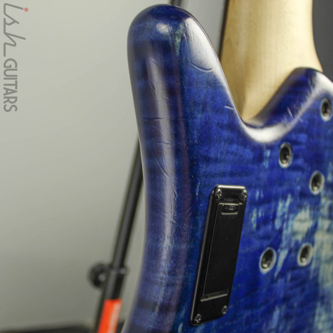 2004 Spector NS-JH6 Blue Flame Maple