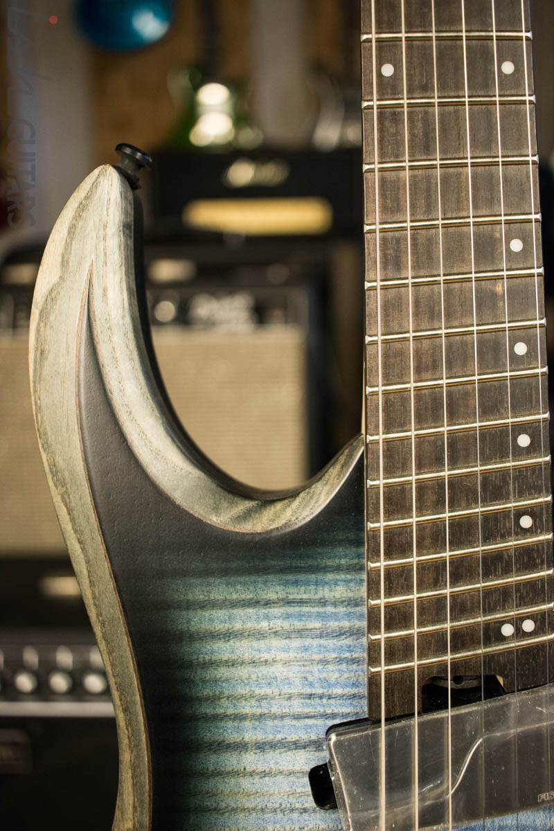 2018 Ibanez RGD RGDIM6FM Iron Label Multi-Scale Cerulean Blue