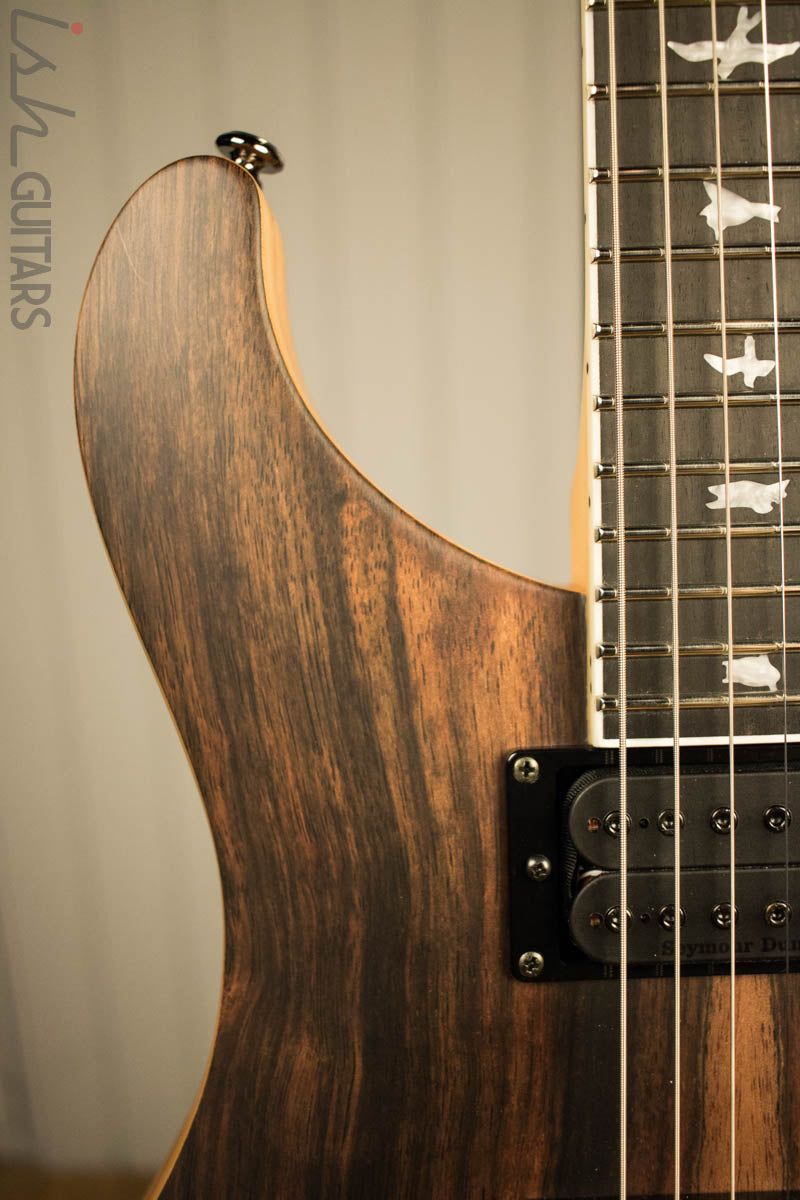 Paul Reed Smith PRS Mark Holcomb SE Macassar Ebony Natural Satin Ish Guitars Exclusive 