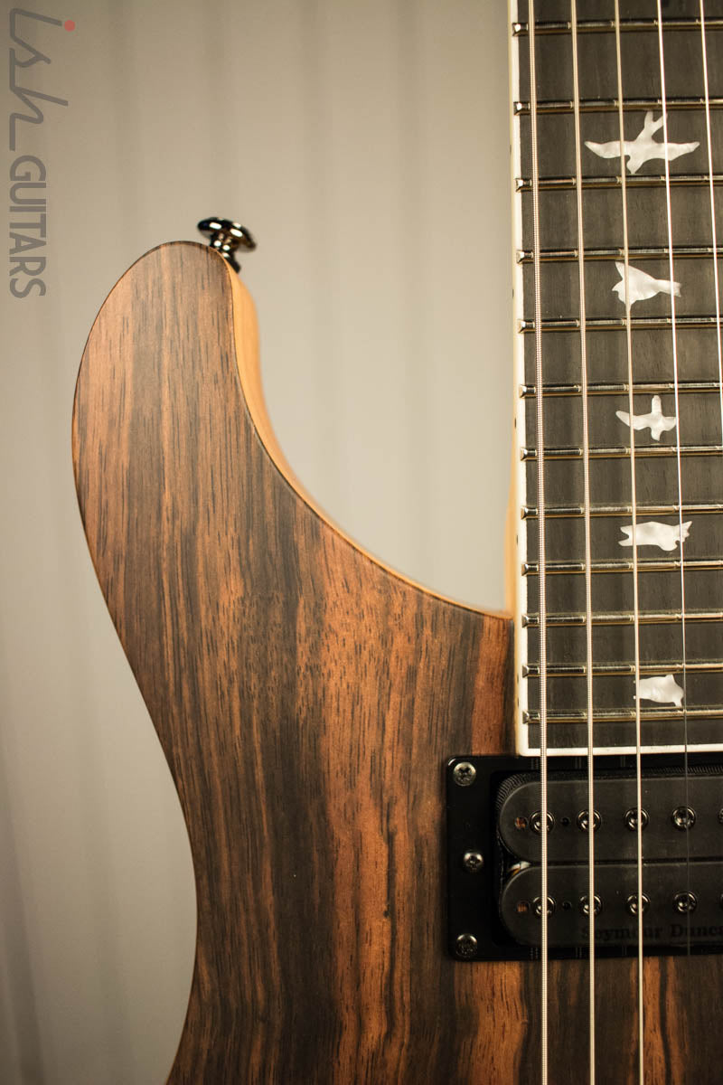 Paul Reed Smith PRS Mark Holcomb SE Macassar Ebony Natural Satin Ish Guitars Exclusive 