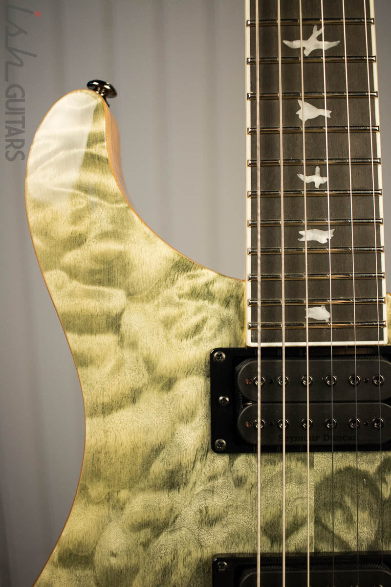 Paul Reed Smith PRS Mark Holcomb SE Quilted Maple Trampas Green Ish Guitars Exclusive 