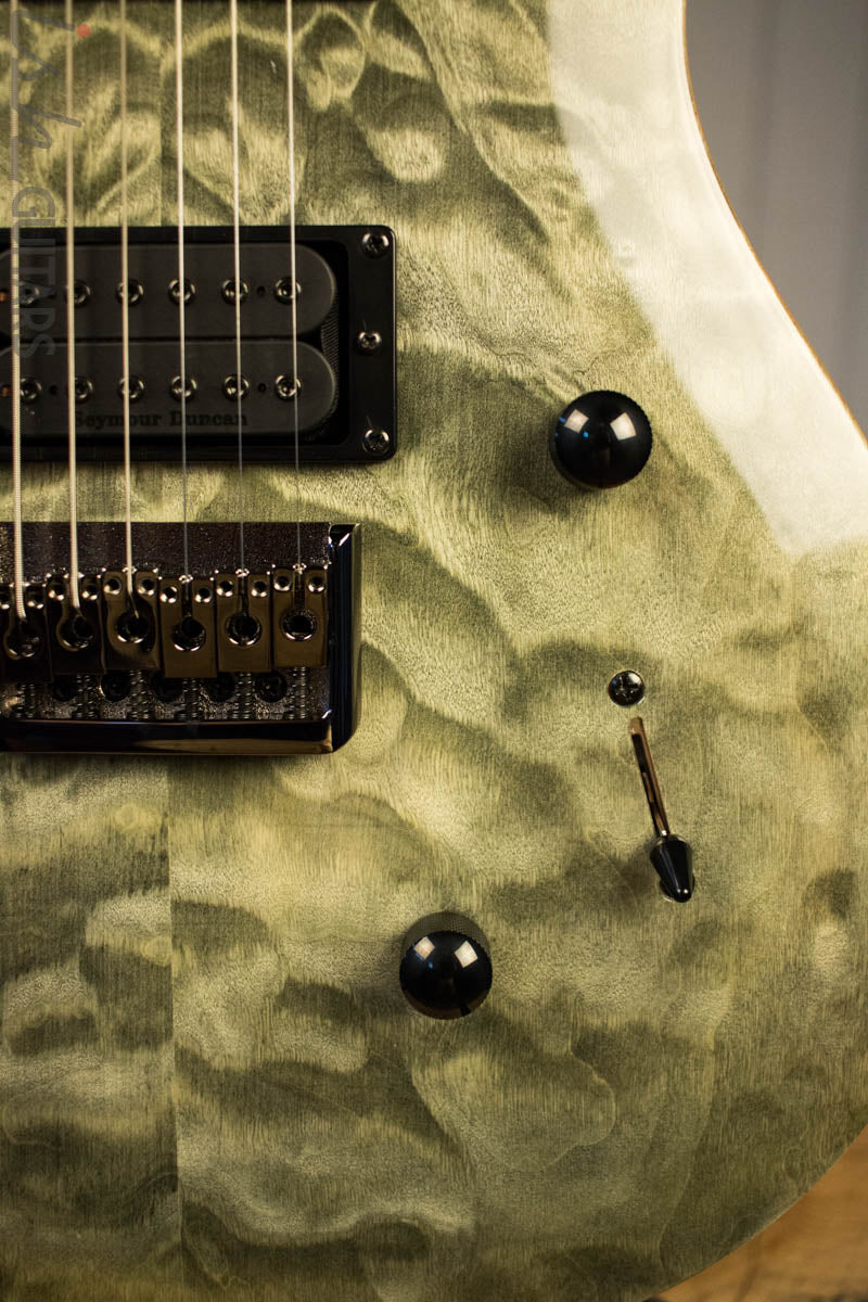 Paul Reed Smith PRS Mark Holcomb SE Quilted Maple Trampas Green Ish Guitars Exclusive 
