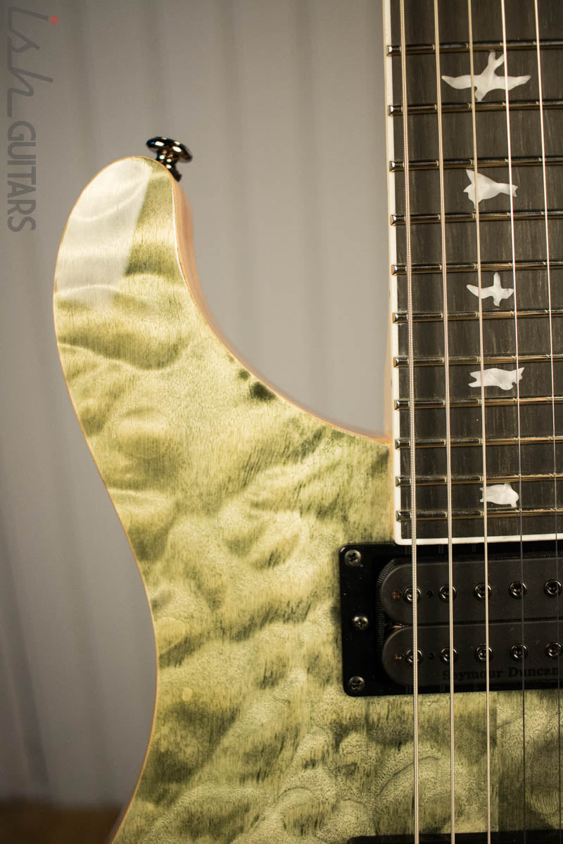 Paul Reed Smith PRS Mark Holcomb SE Quilted Maple Trampas Green Ish Guitars Exclusive 