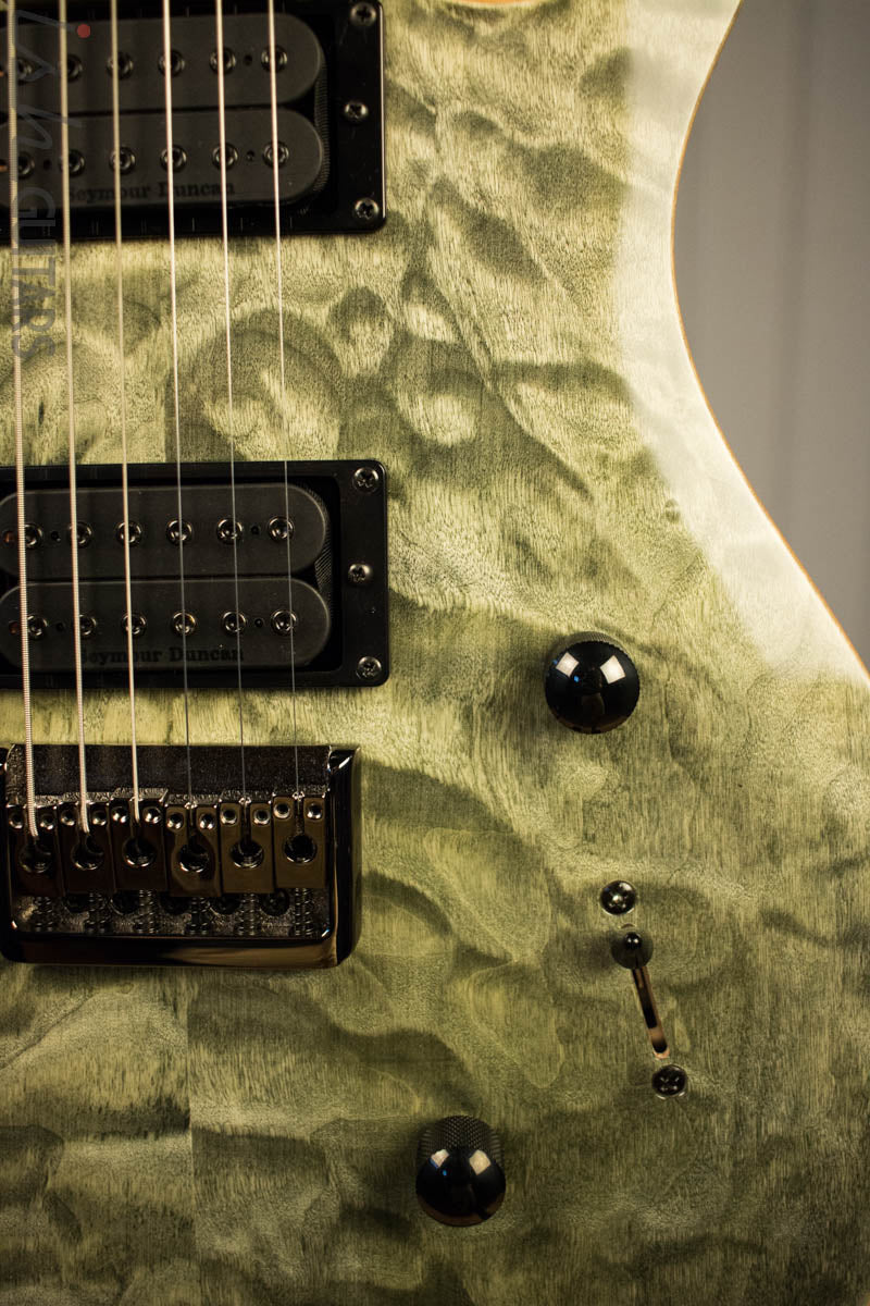 Paul Reed Smith PRS Mark Holcomb SE Quilted Maple Trampas Green Ish Guitars Exclusive 