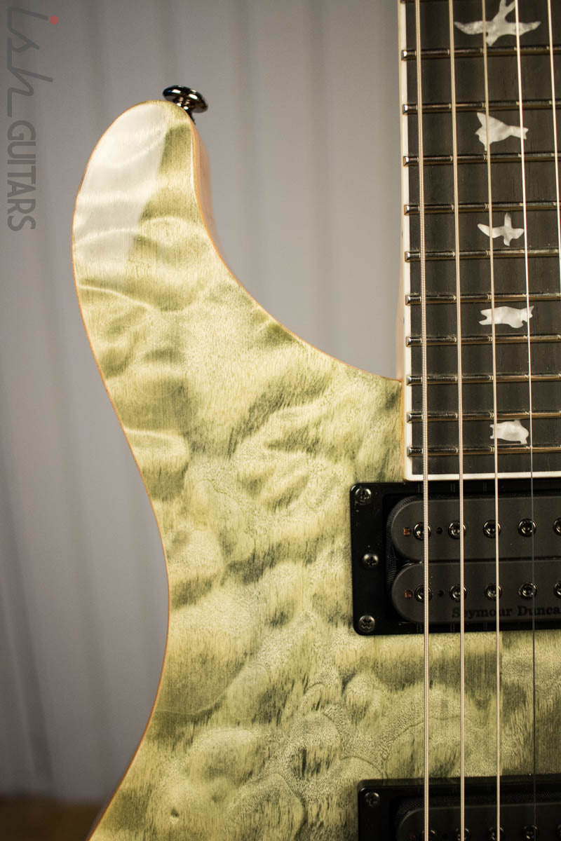 Paul Reed Smith PRS Mark Holcomb SE Quilted Maple Trampas Green Ish Guitars Exclusive 