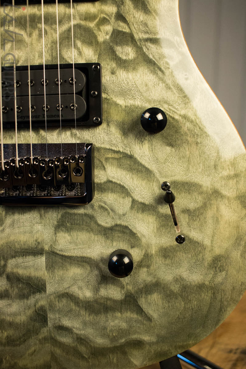 Paul Reed Smith PRS Mark Holcomb SE Quilted Maple Trampas Green Ish Guitars Exclusive 
