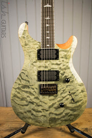 Paul Reed Smith PRS Mark Holcomb SE Quilted Maple Trampas Green Ish Guitars Exclusive #8