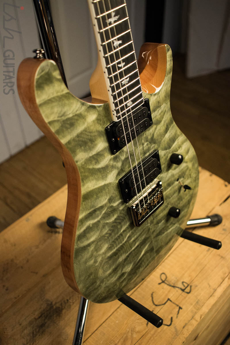 Paul Reed Smith PRS Mark Holcomb SE Quilted Maple Trampas Green Ish Guitars Exclusive 