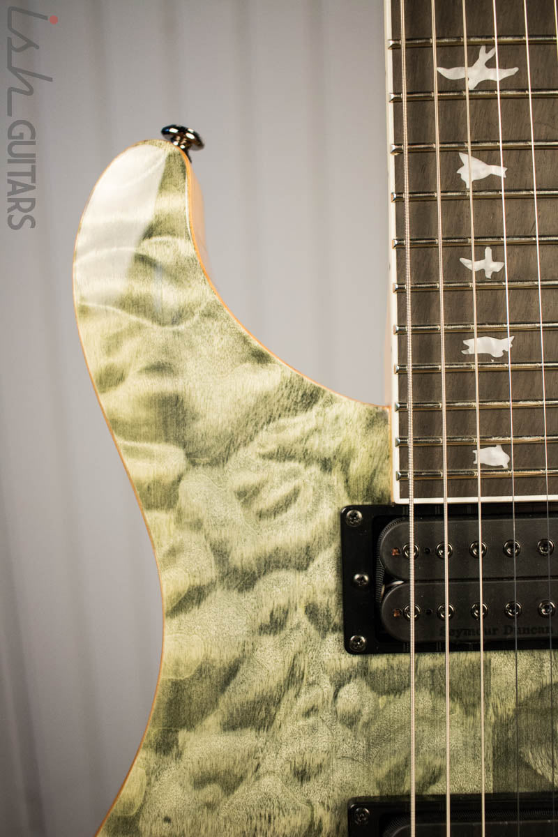 Paul Reed Smith PRS Mark Holcomb SE Quilted Maple Trampas Green Ish Guitars Exclusive 