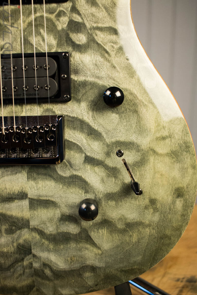 Paul Reed Smith PRS Mark Holcomb SE Quilted Maple Trampas Green Ish Guitars Exclusive 