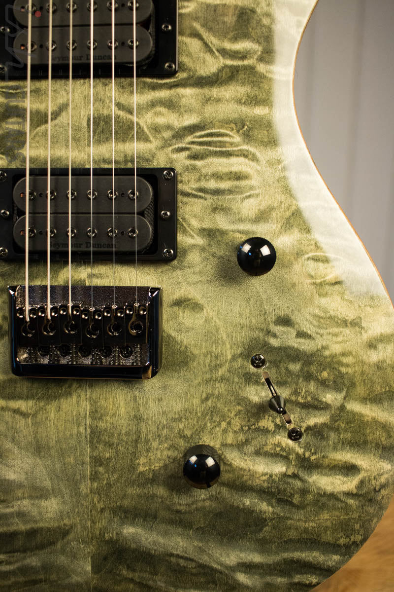 Paul Reed Smith PRS Mark Holcomb SE Quilted Maple Trampas Green Ish Guitars Exclusive 