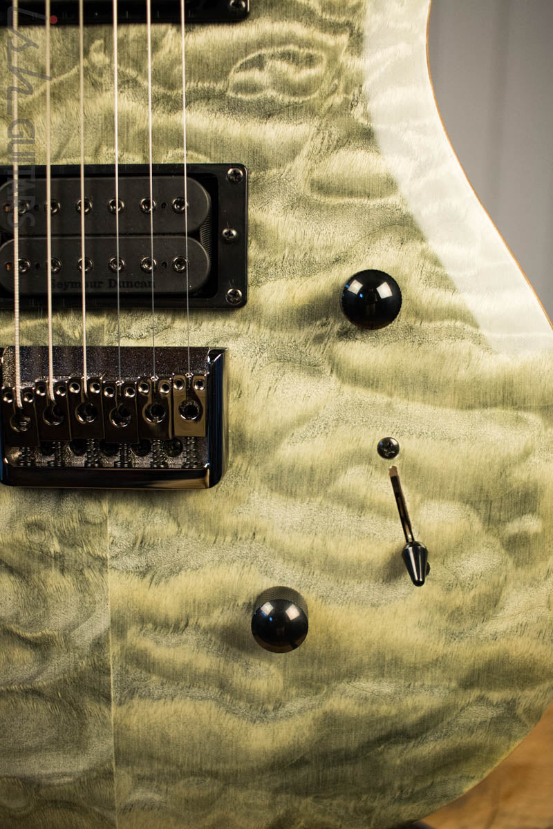 Paul Reed Smith PRS Mark Holcomb SE Quilted Maple Trampas Green Ish Guitars Exclusive 