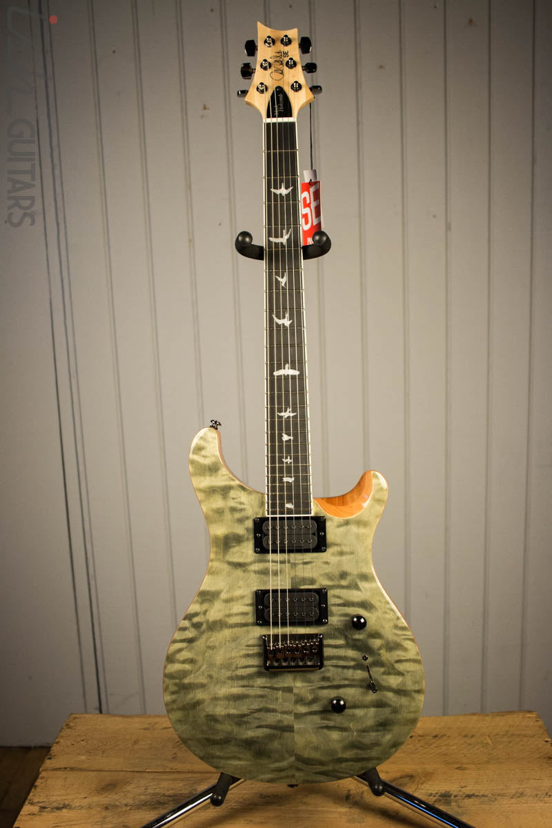 Paul Reed Smith PRS Mark Holcomb SE Quilted Maple Trampas Green Ish Guitars Exclusive 
