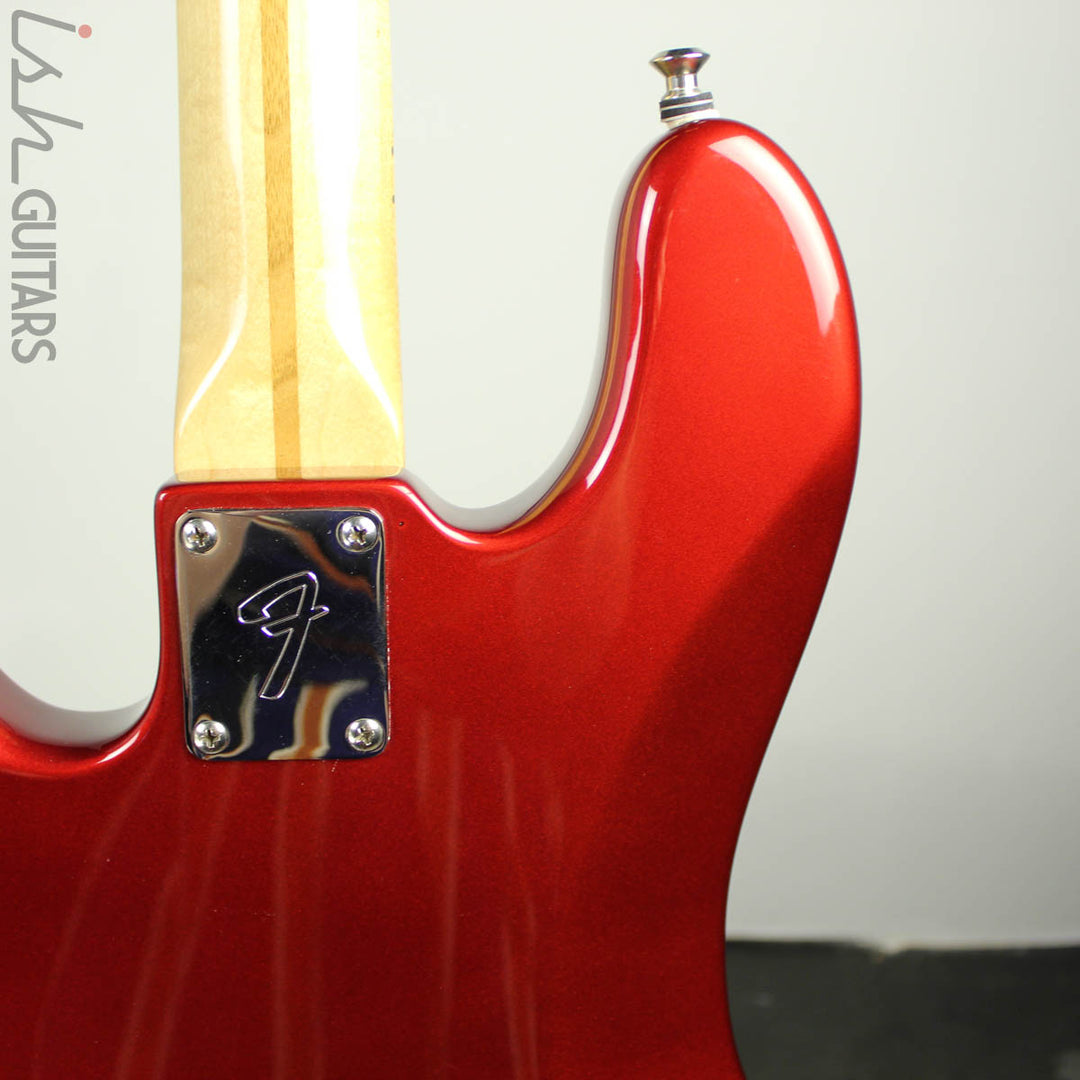 1977-1978 Fender Fretless P-Bass 2004 Body Candy Apple Red