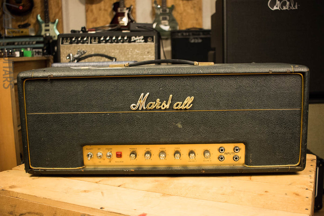 1968 Marshall Plexi Amplifier Head &amp; 68/69 Marshall Slant 4x12 Cabinet w/ Magus Ultimate Attenuator