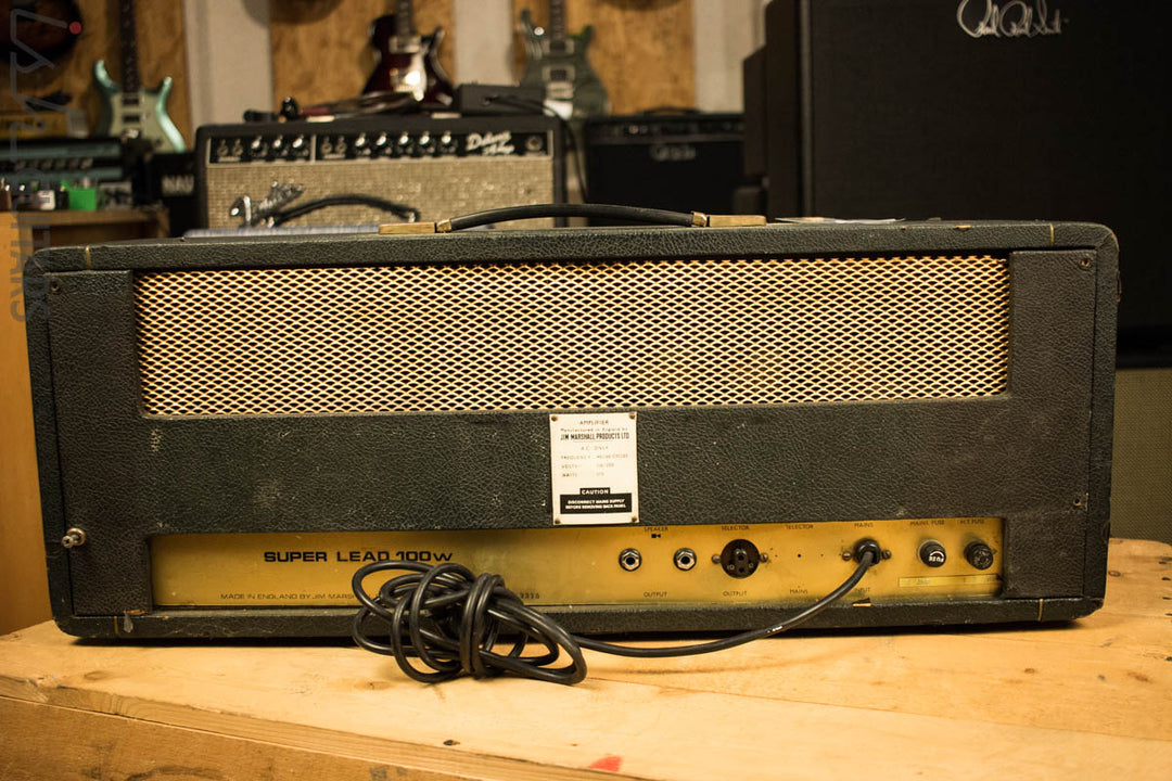 1968 Marshall Plexi Amplifier Head &amp; 68/69 Marshall Slant 4x12 Cabinet w/ Magus Ultimate Attenuator