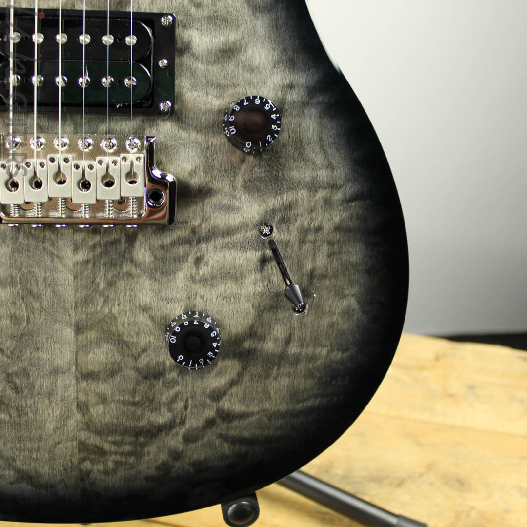 2019 Paul Reed Smith PRS SE Custom 24 Roasted Maple Limited Charcoal Burst