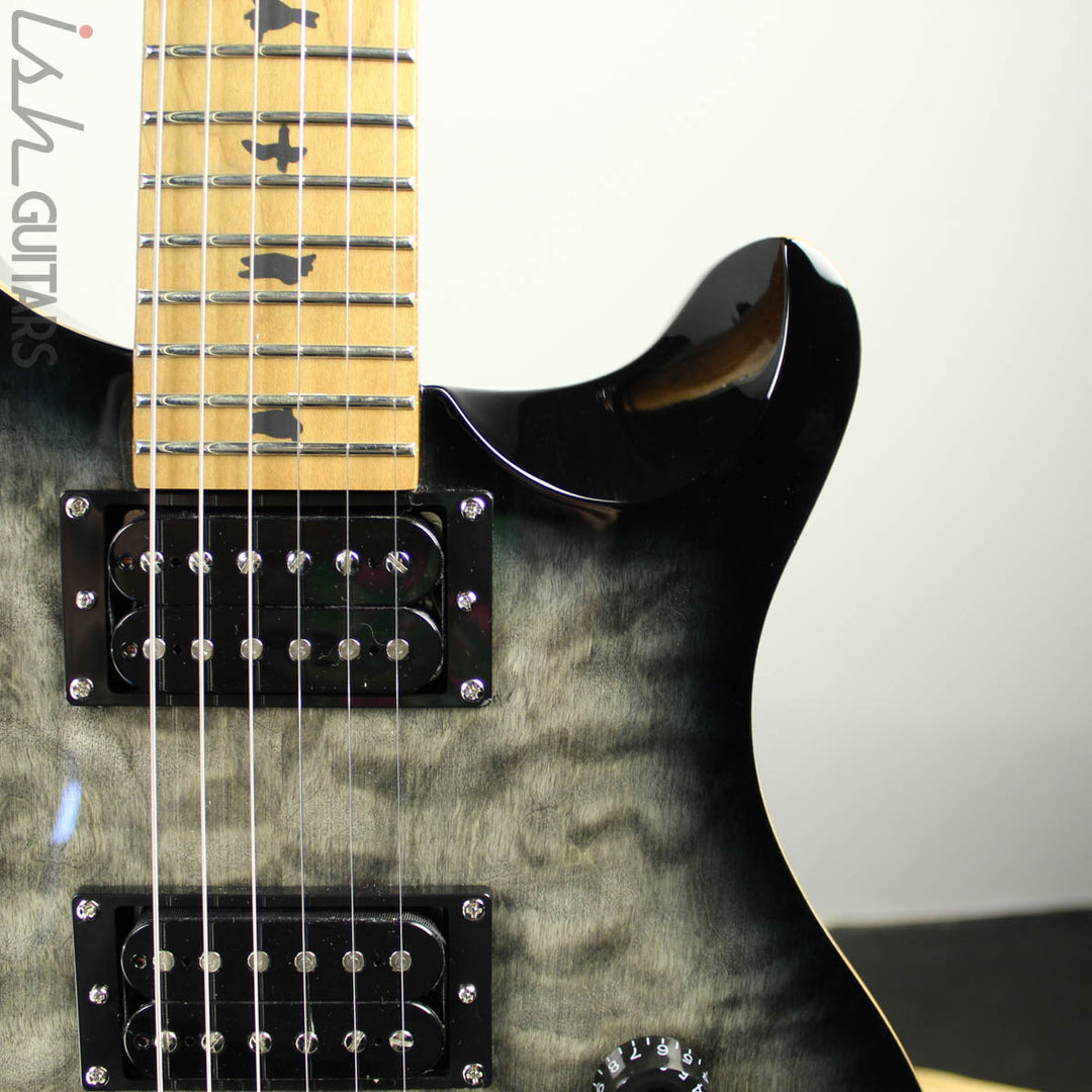 2019 Paul Reed Smith PRS SE Custom 24 Roasted Maple Limited Charcoal Burst