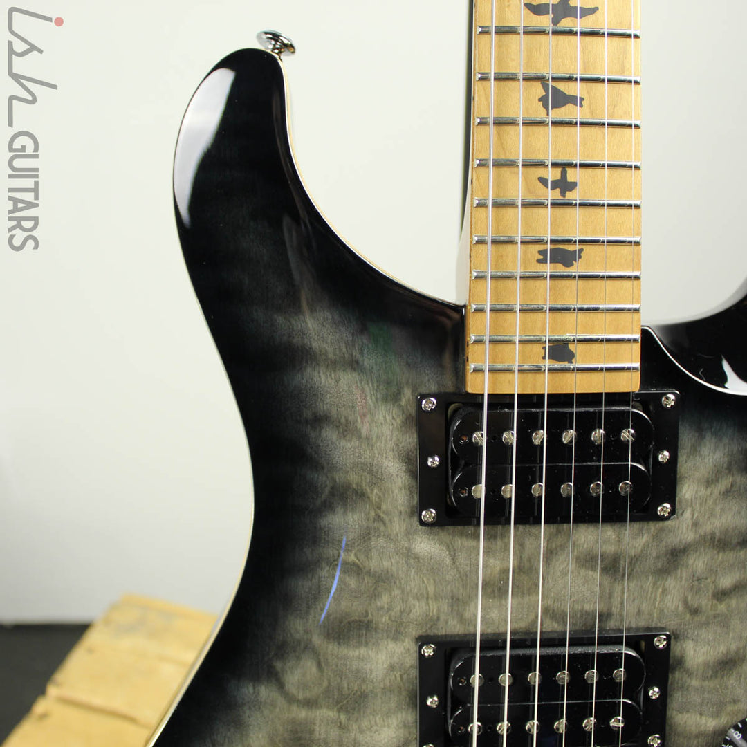 2019 Paul Reed Smith PRS SE Custom 24 Roasted Maple Limited Charcoal Burst