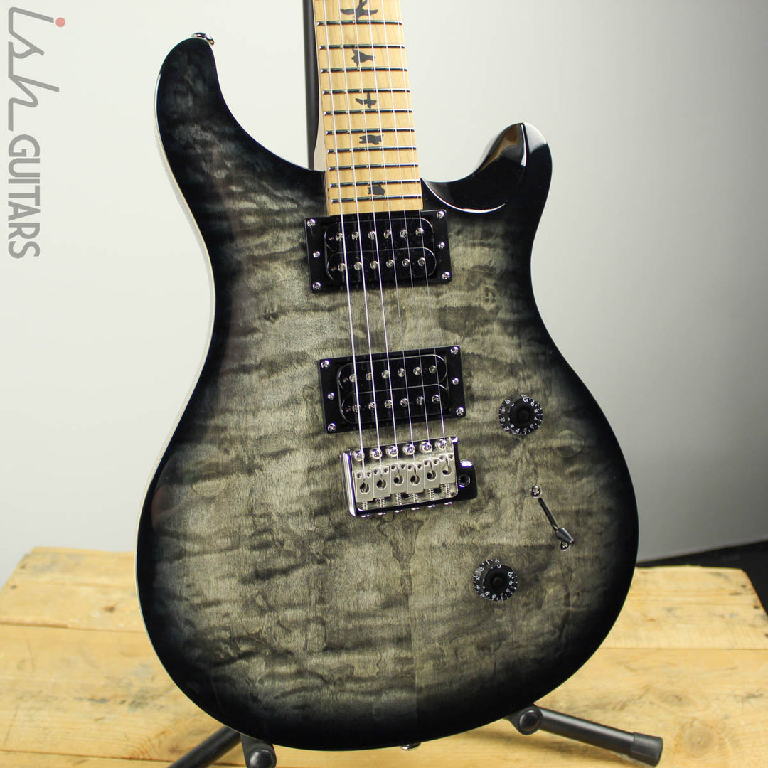2019 Paul Reed Smith PRS SE Custom 24 Roasted Maple Limited Charcoal Burst