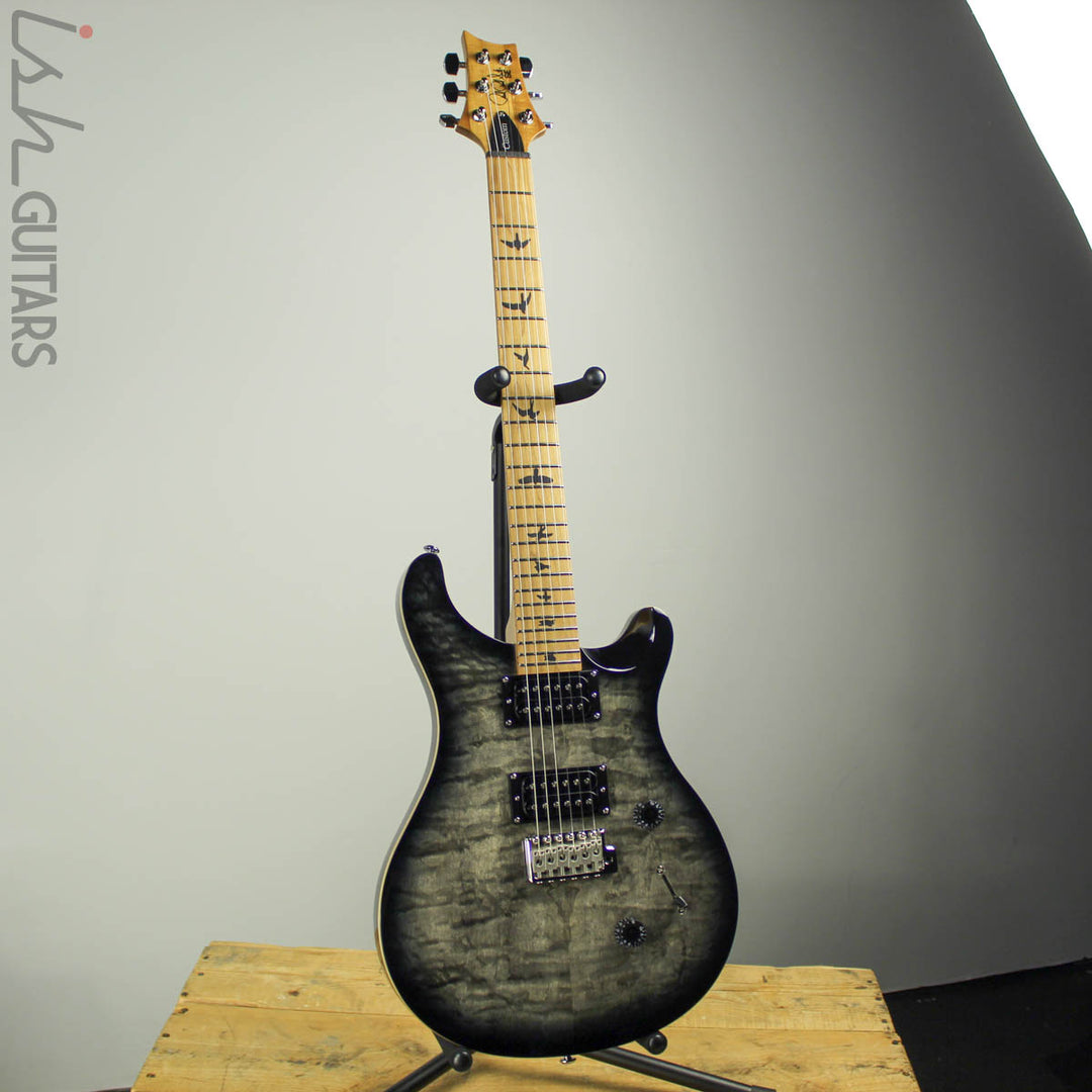 2019 Paul Reed Smith PRS SE Custom 24 Roasted Maple Limited Charcoal Burst