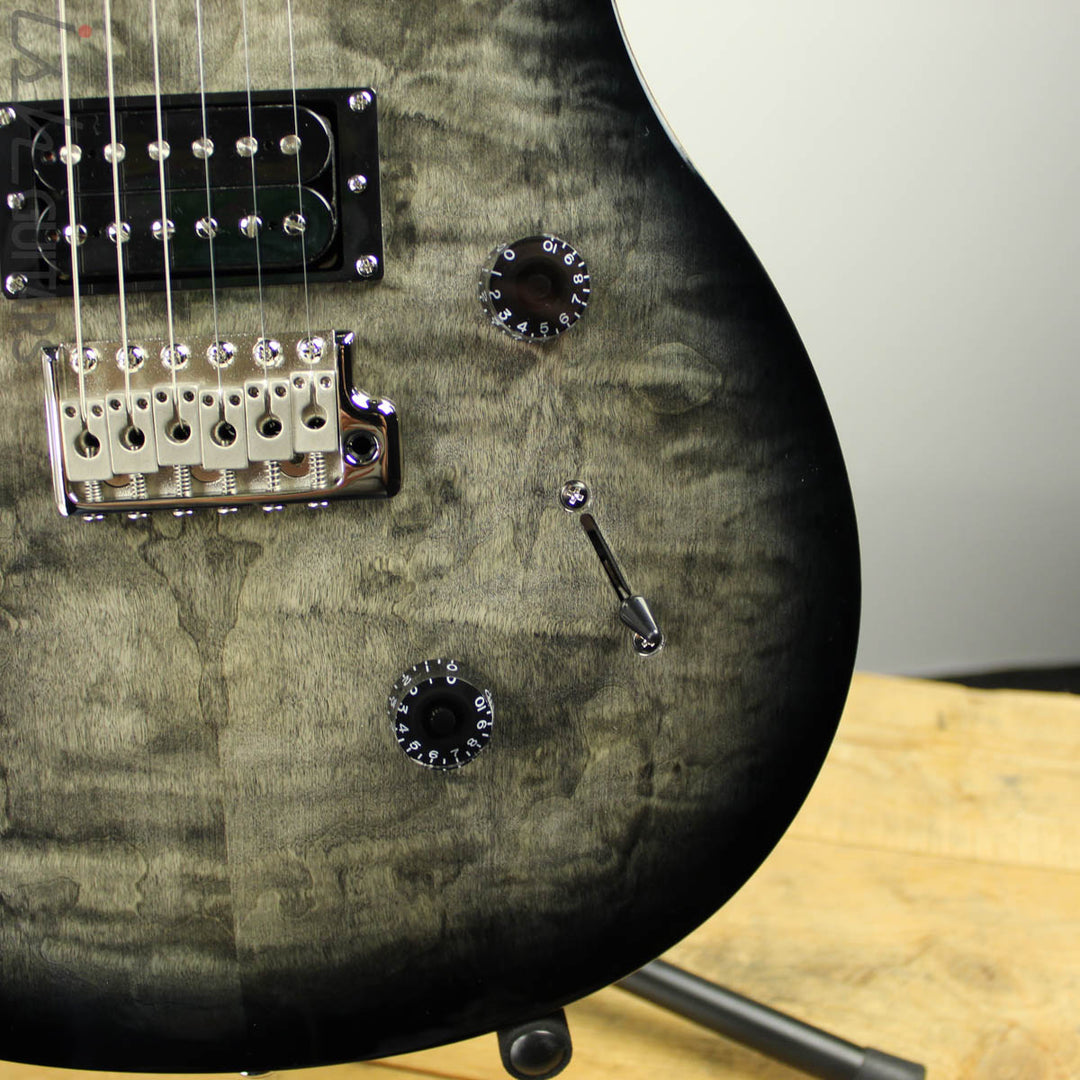 2019 Paul Reed Smith PRS SE Custom 24 Roasted Maple Limited Charcoal Burst