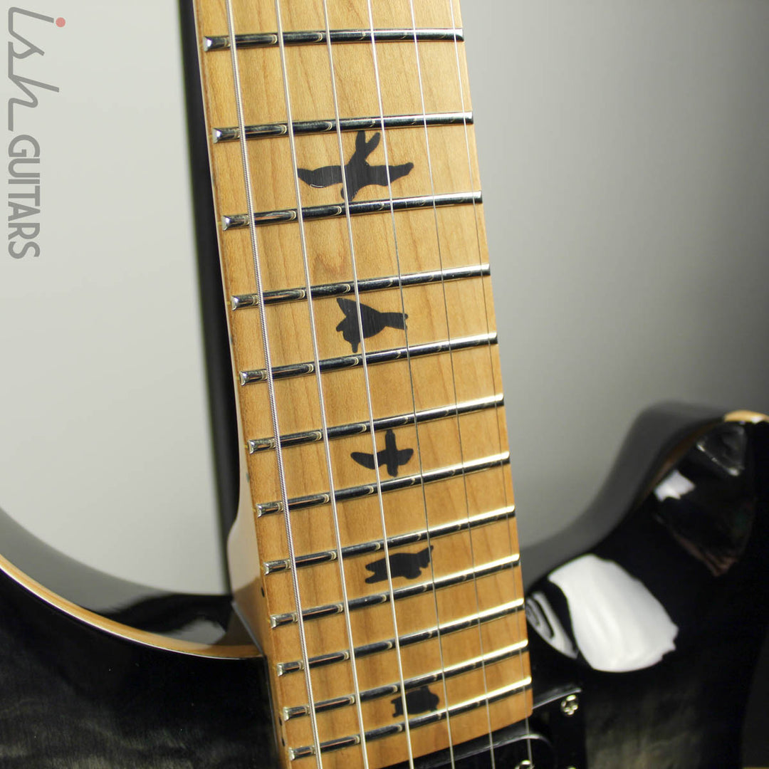 2019 Paul Reed Smith PRS SE Custom 24 Roasted Maple Limited Charcoal Burst