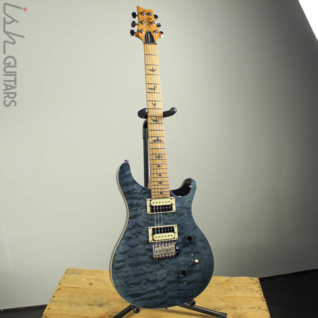 2019 Paul Reed Smith PRS SE Custom 24 Roasted Maple Limited Whale Blue