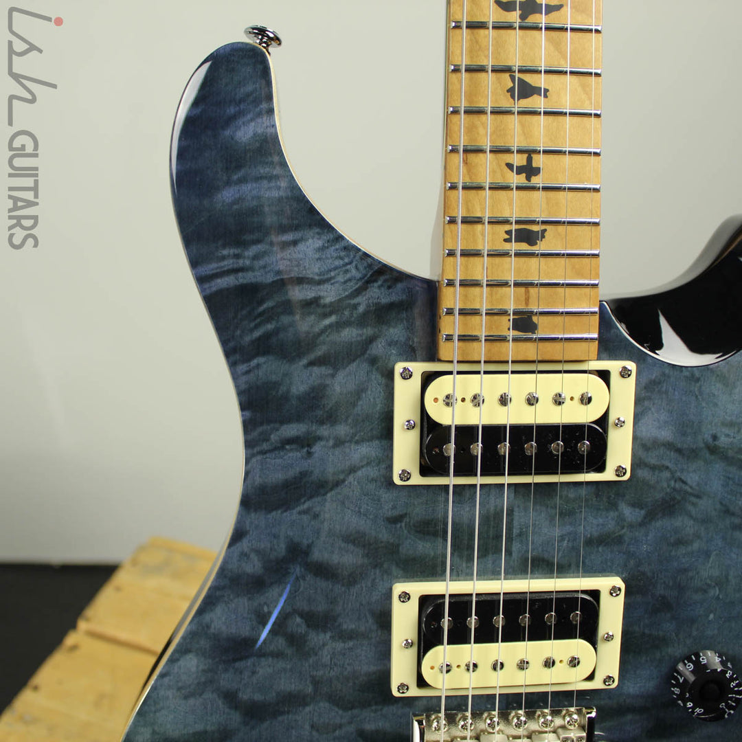 2019 Paul Reed Smith PRS SE Custom 24 Roasted Maple Limited Whale Blue