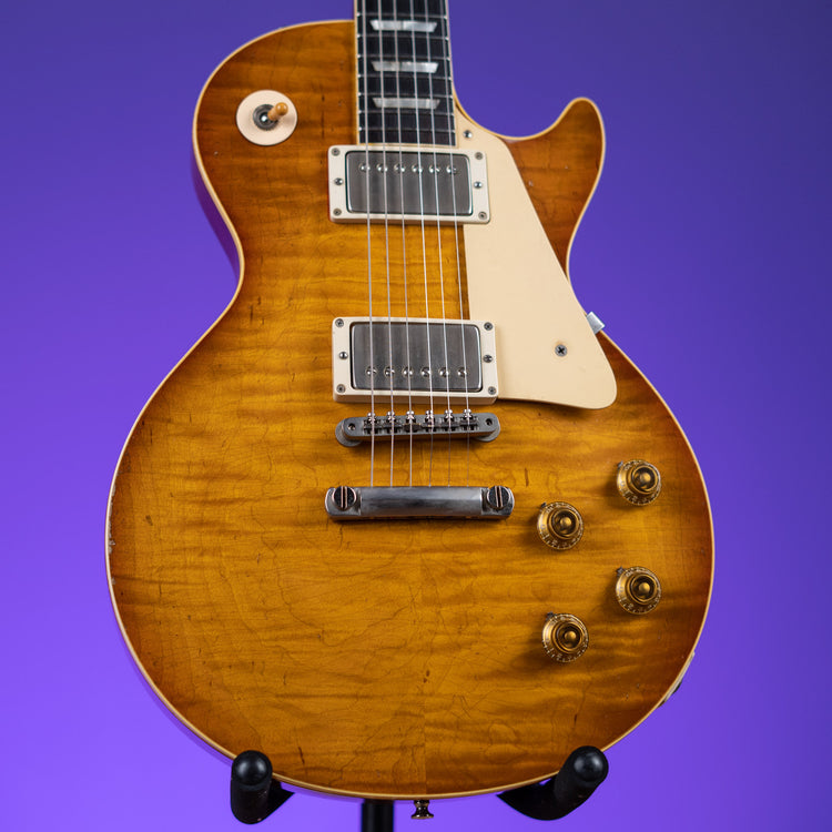 1990's Max Burst Gibson Les Paul Copy Dark Lemon Burst – Ish Guitars